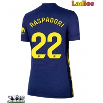 Atletico Madrid Giacomo Raspadori #22 Replica Away Shirt Ladies 2025-26 Short Sleeve